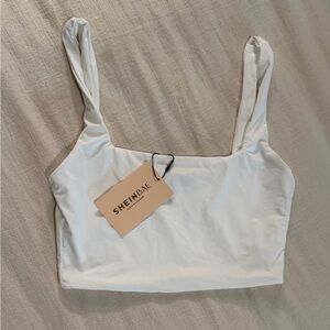SHEIN White Crop Top